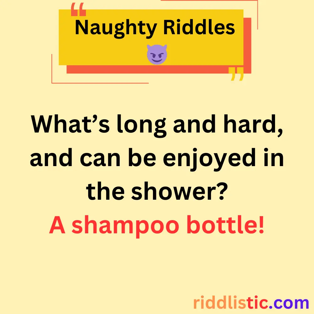 Fun Riddles for Naughty Minds
