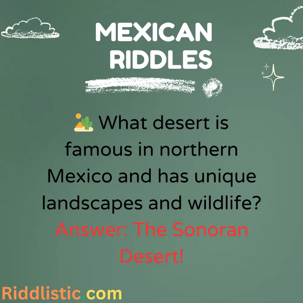 Mexican Culture Riddles