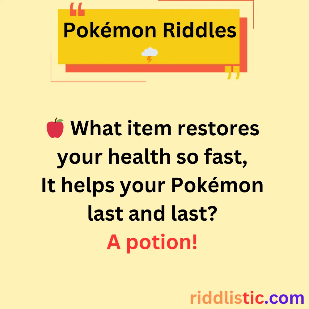 Riddles About Catching Pokémon