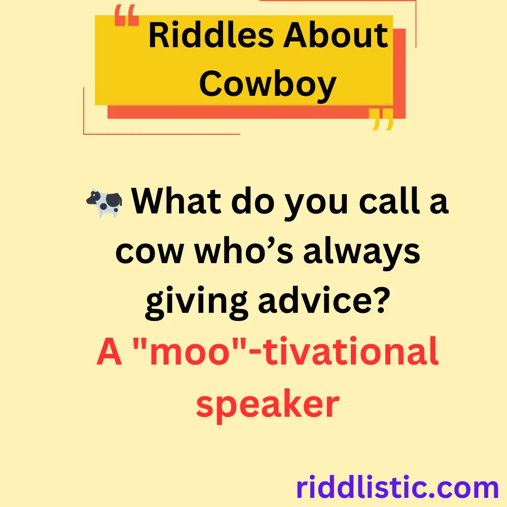 Riddles About Cowboy Animals