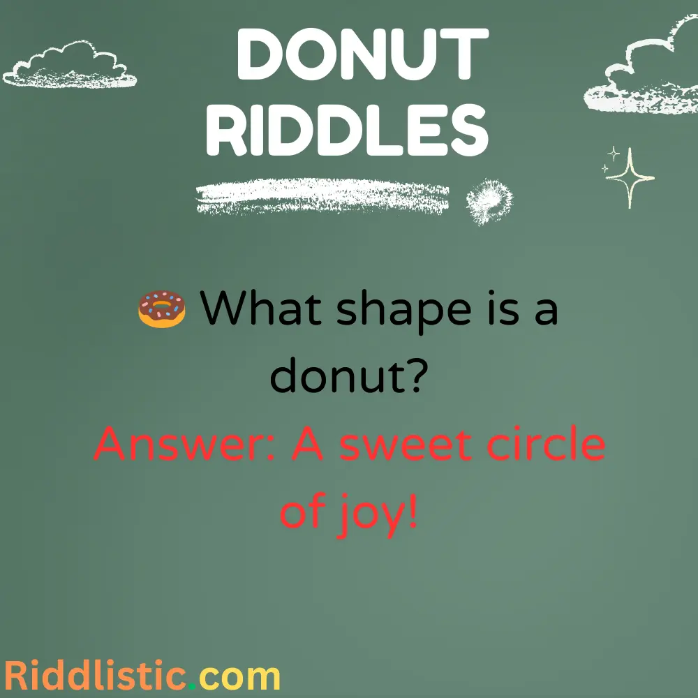 Riddles About Donut Shapes