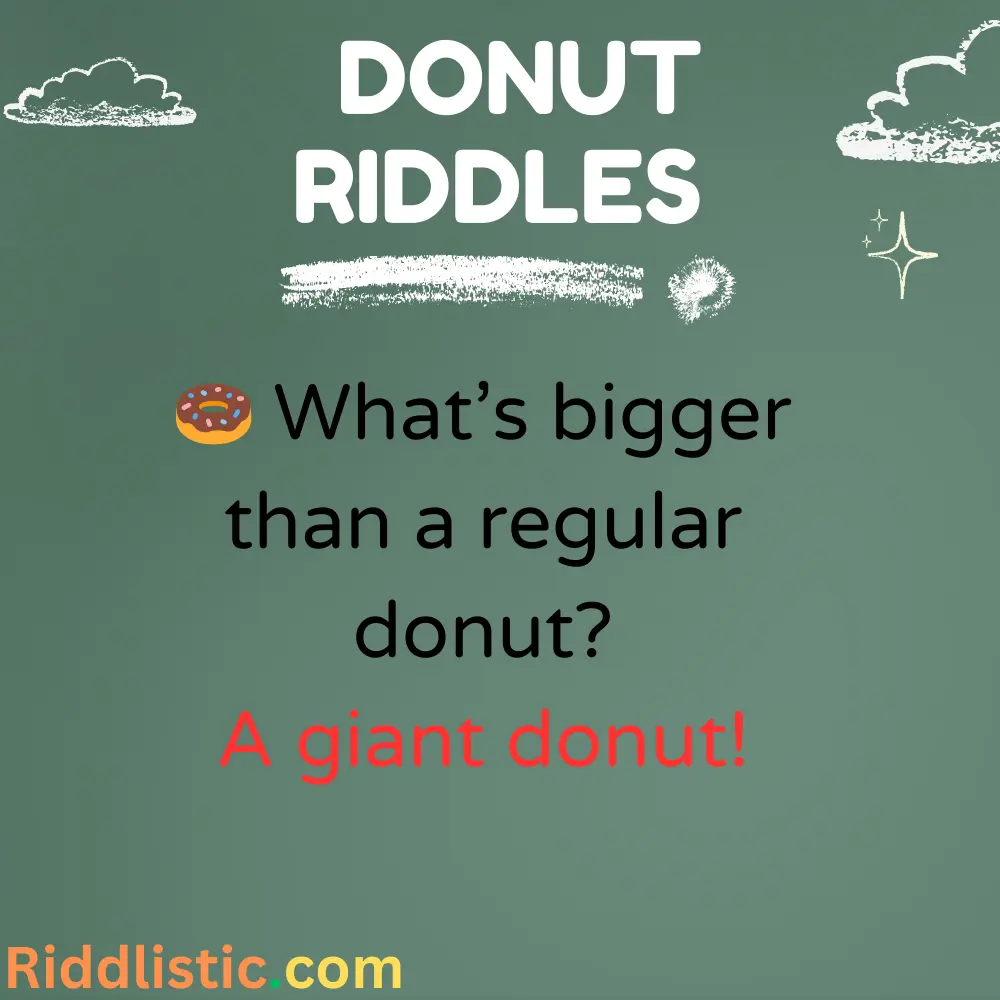 Riddles About Donut Sizes