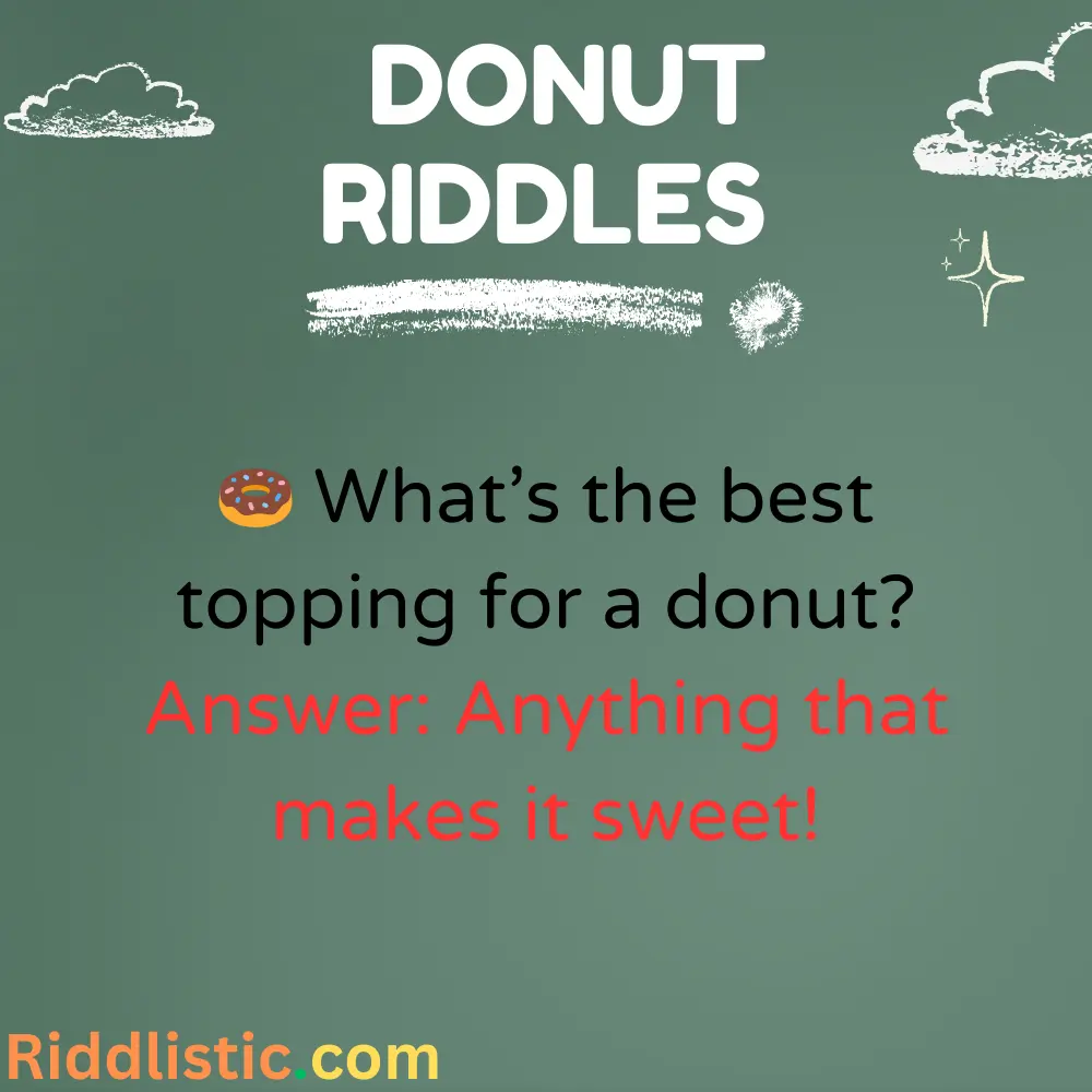 Riddles About Donut Toppings