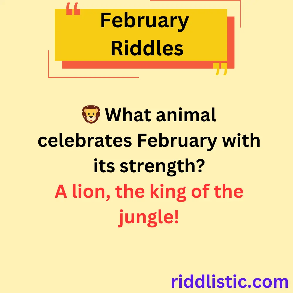 Riddles About February Animals