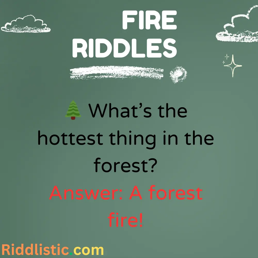 Riddles About Fire in Nature