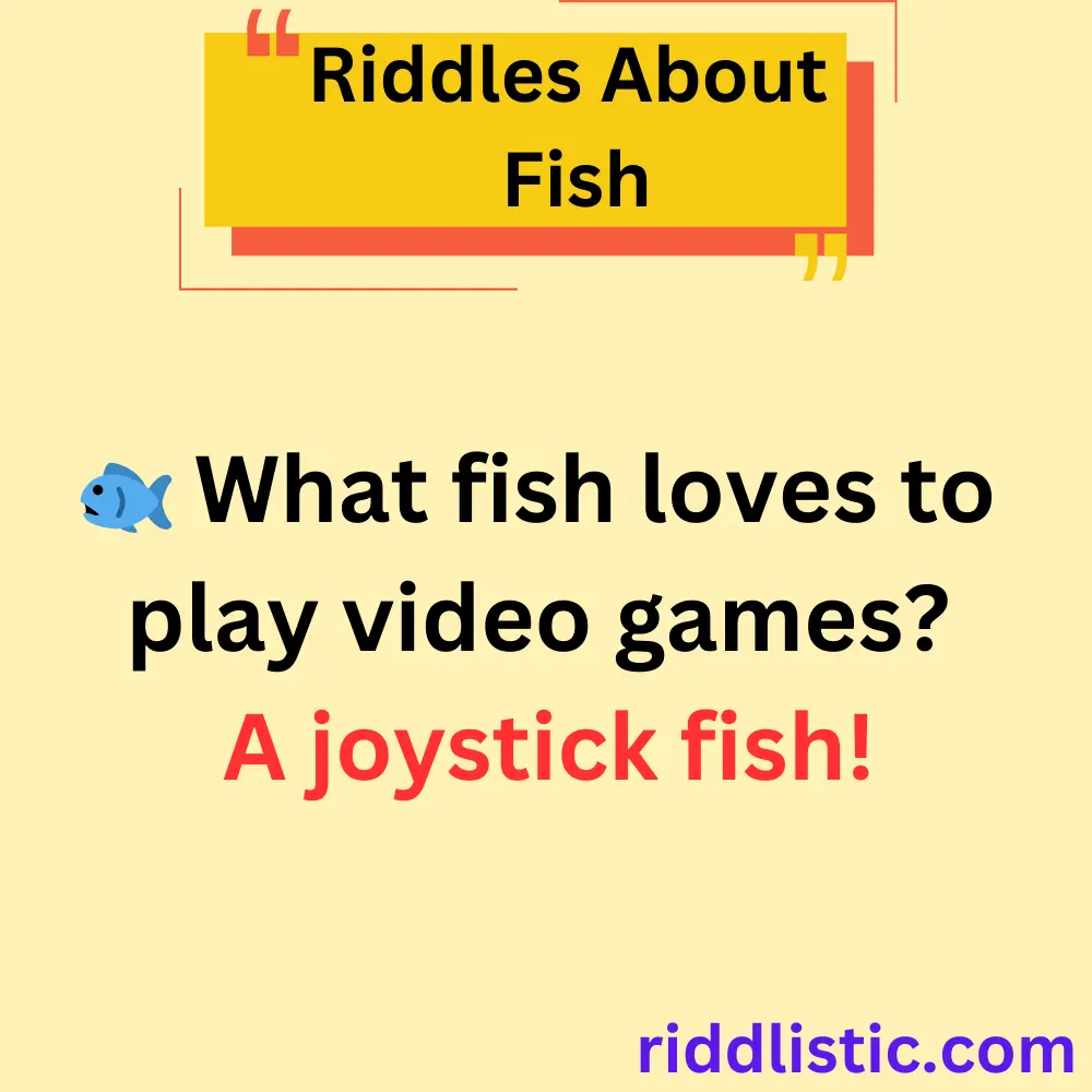 Riddles About Fish