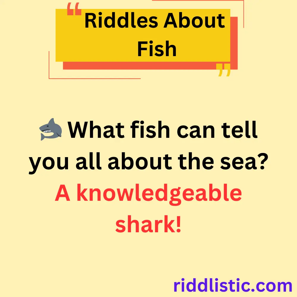 Riddles About Fish
