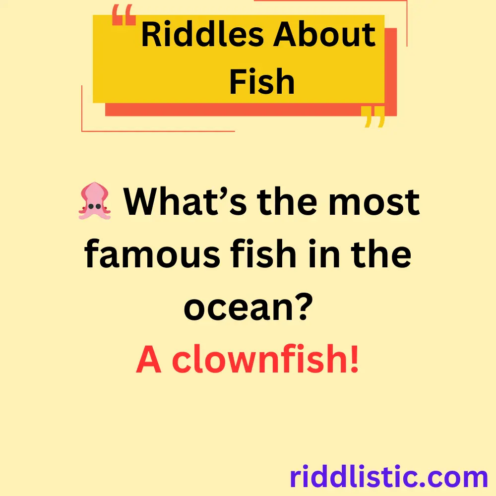 Riddles About Fish