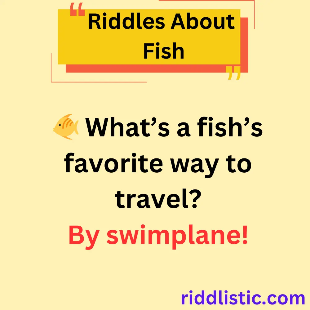 Riddles About Fish