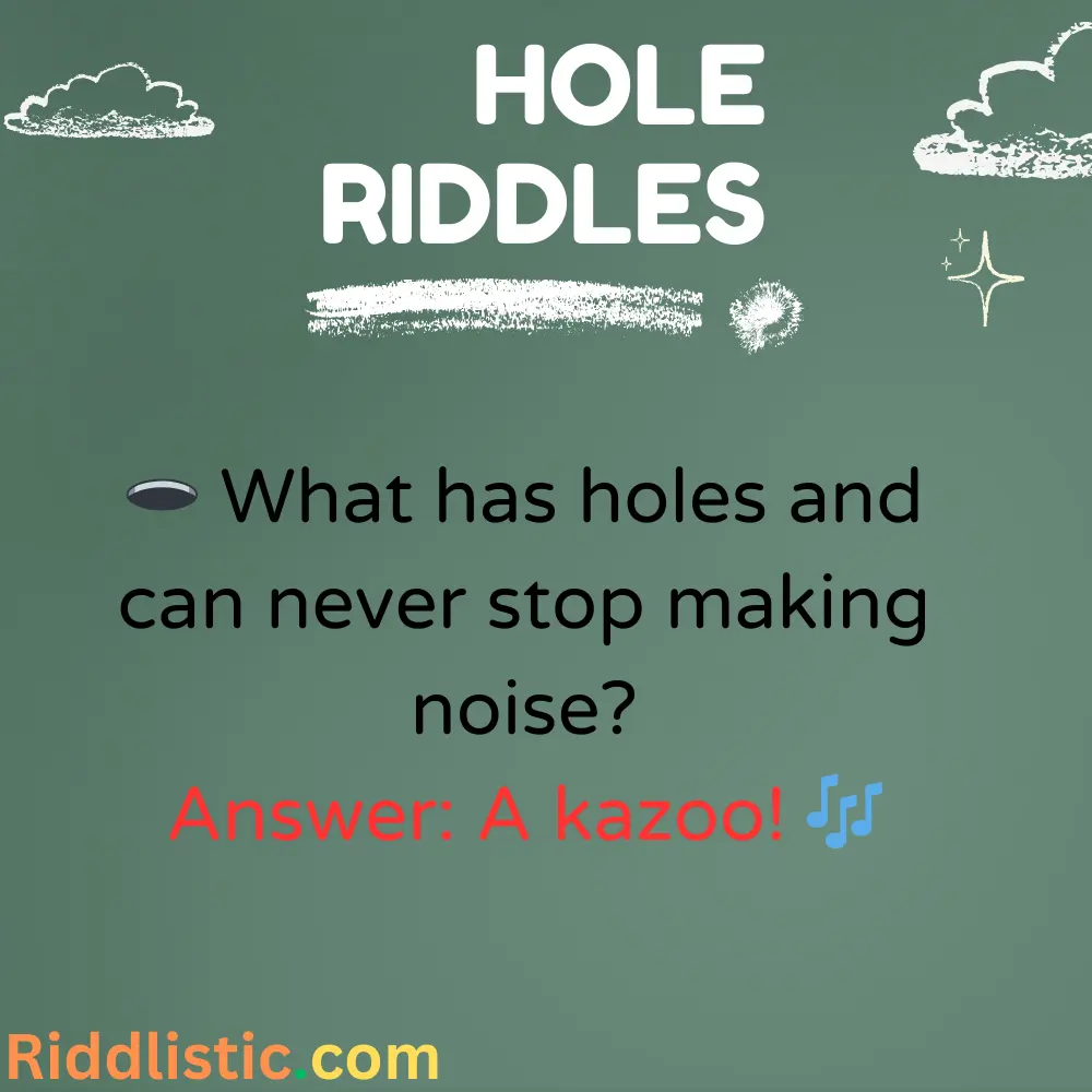 Riddles About Funny Holes