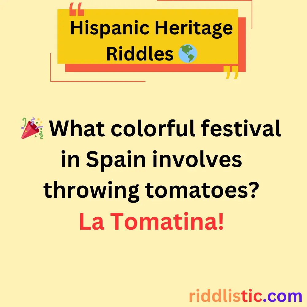 Riddles About Hispanic Traditions