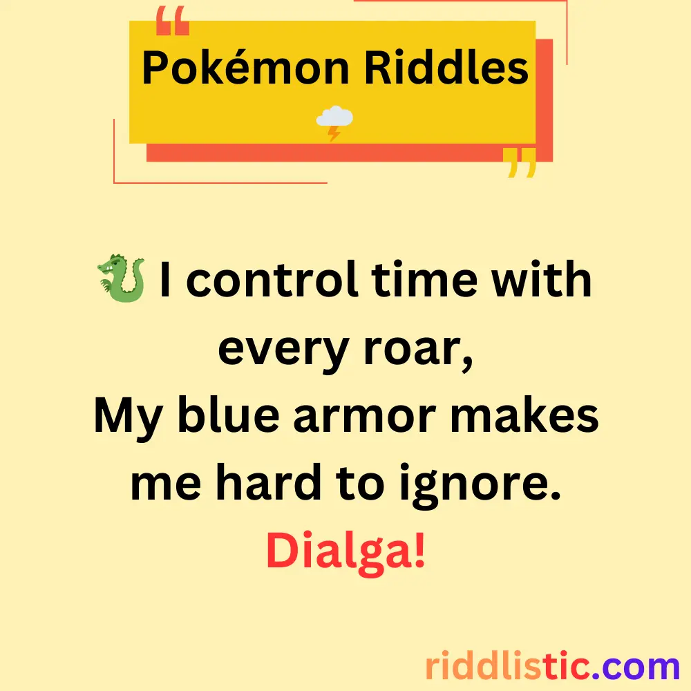 Riddles About Legendary Pokémon