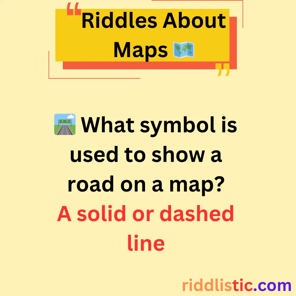 Riddles About Map Symbols