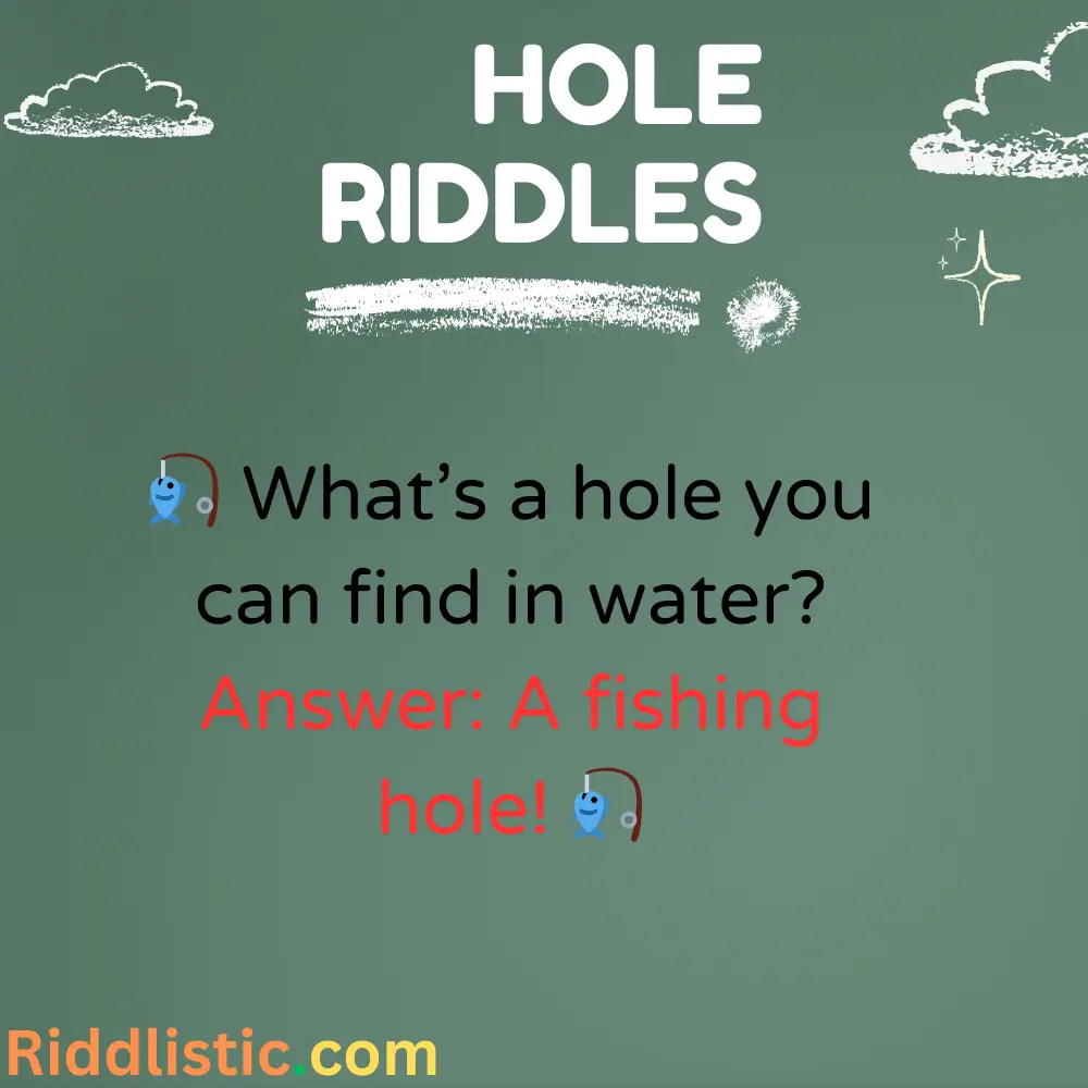 Riddles About Physical Holes