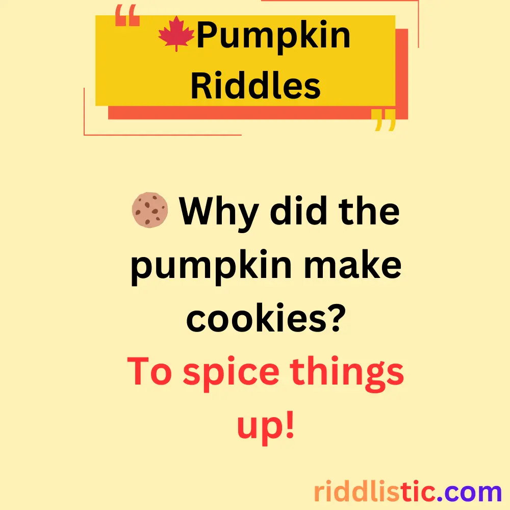 Riddles About Pumpkin Foods