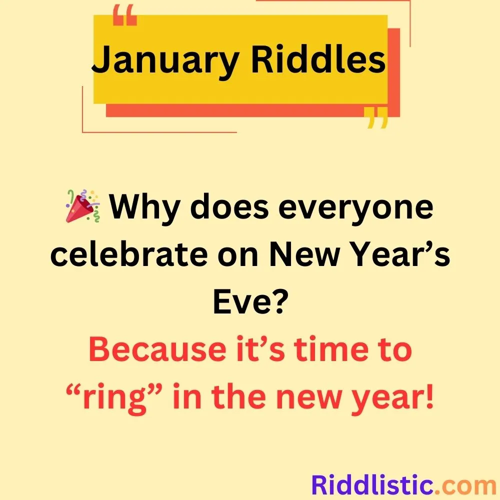 Riddles About the New Year