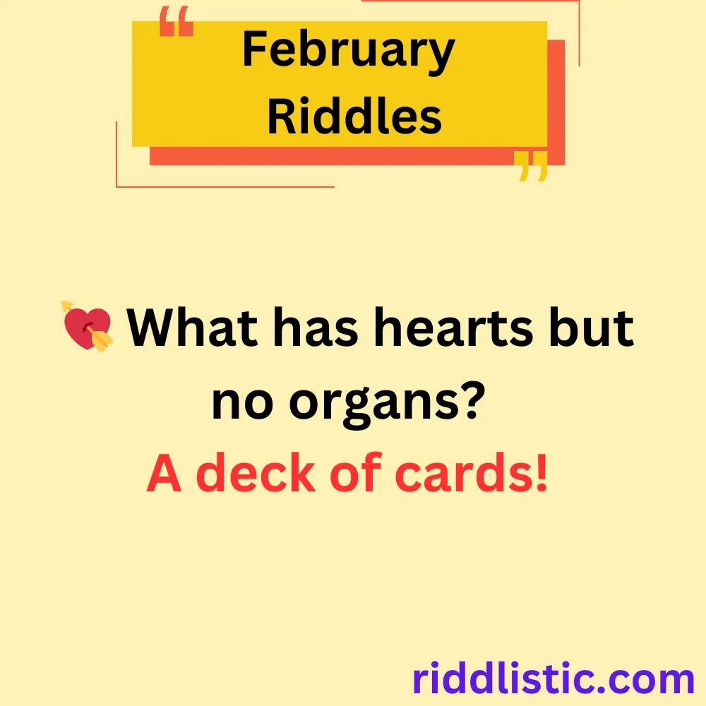 Riddles About Valentine's Day