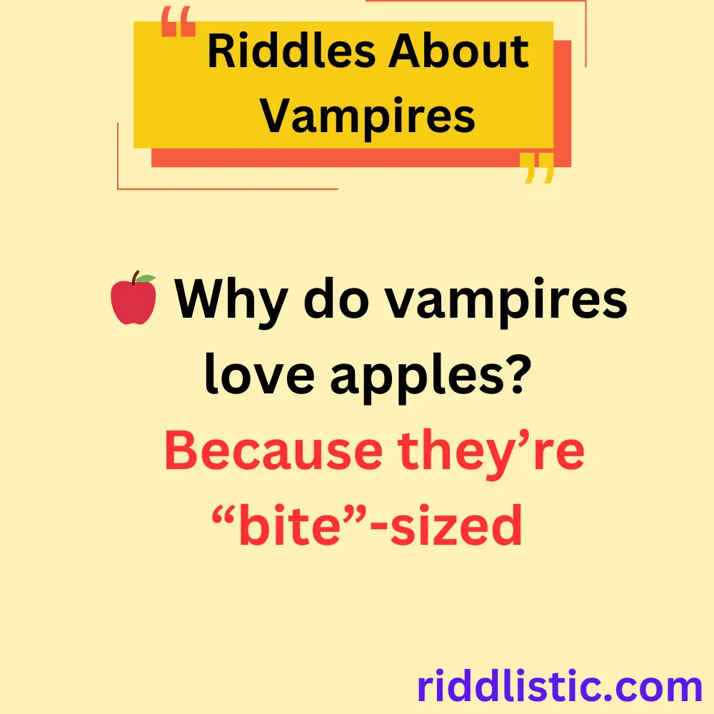Riddles About Vampires