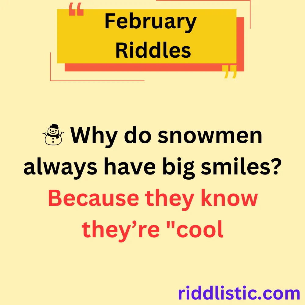 Riddles About Winter and Snow