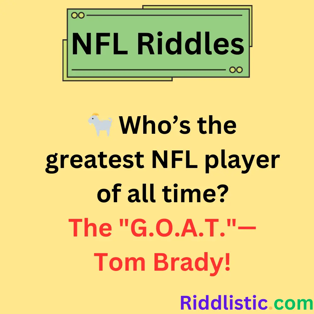 Riddles About NFL Players