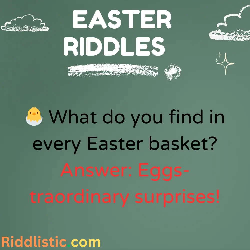 Riddles About Easter Basket