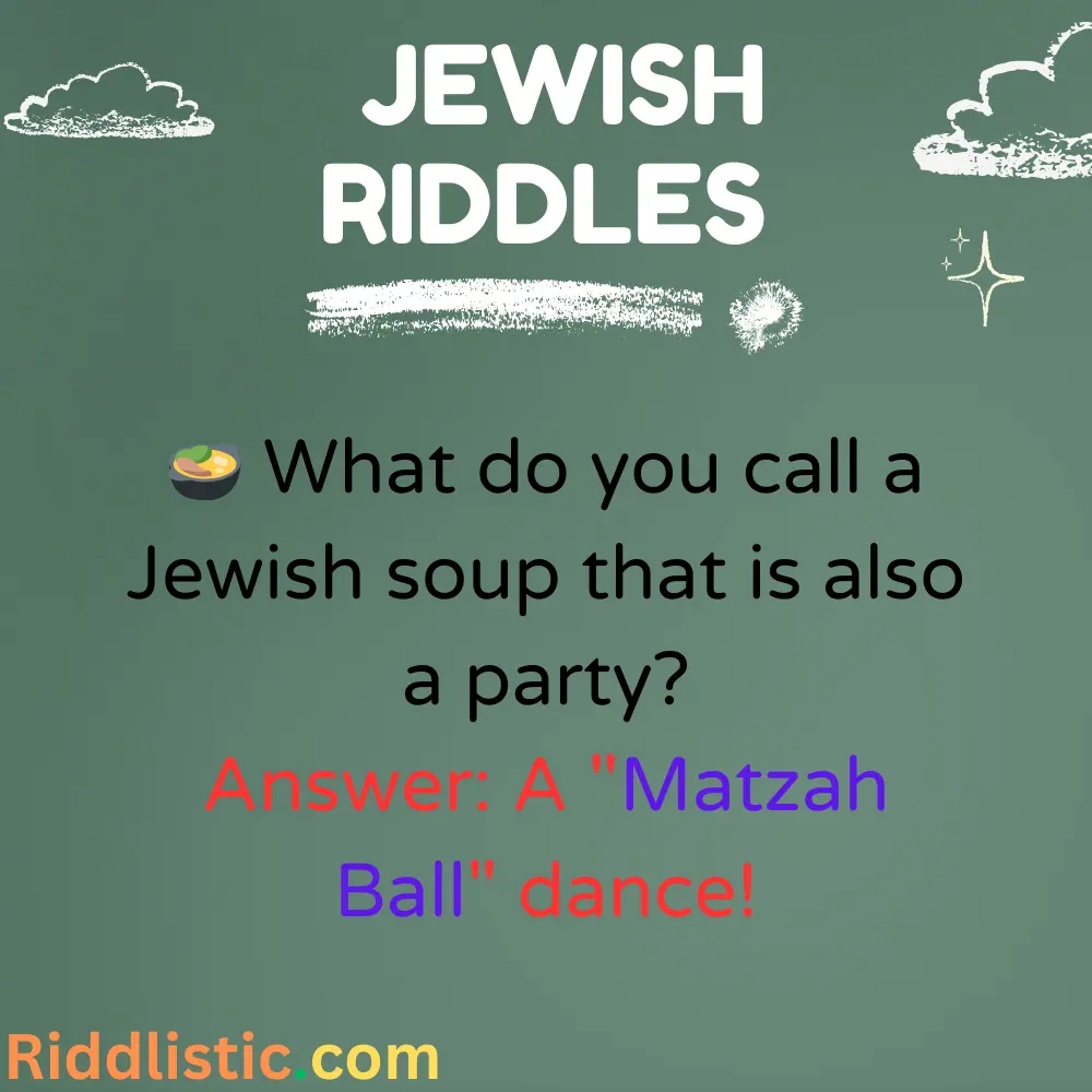 Riddles About Jewish Food