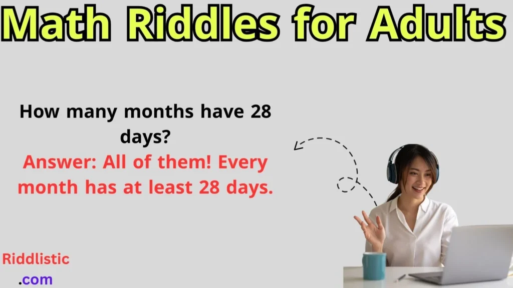 Math Riddles for Adults