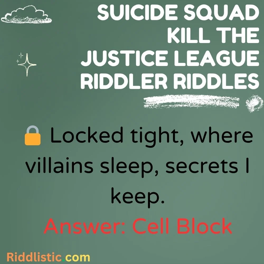 Arkham Asylum Riddles