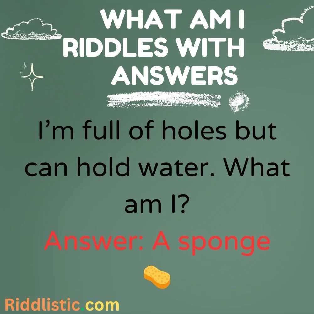 Easy What Am I Riddles for Kids