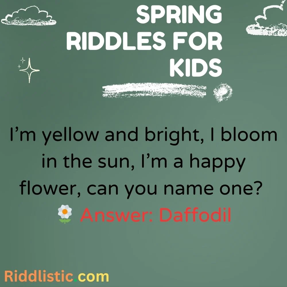 Flower Power Riddles