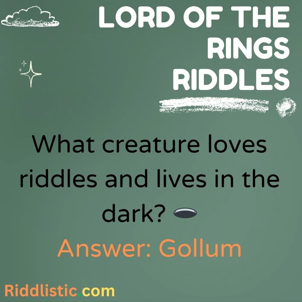 Gollum’s Tricky Riddles