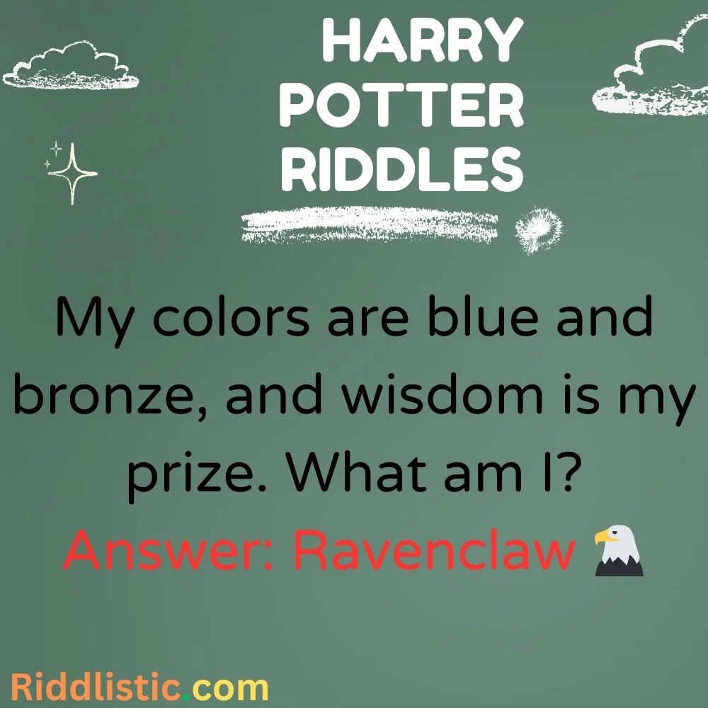 Hogwarts Houses Riddles