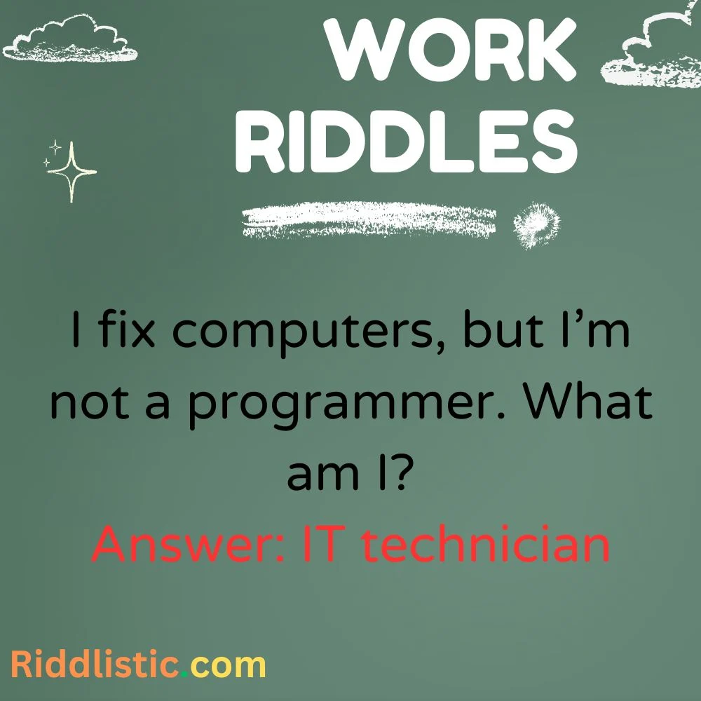 Job Role Riddles