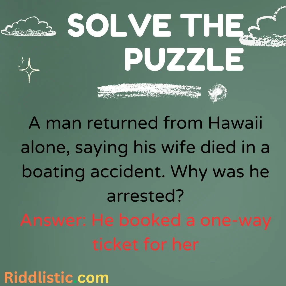 Murder Mystery Riddles