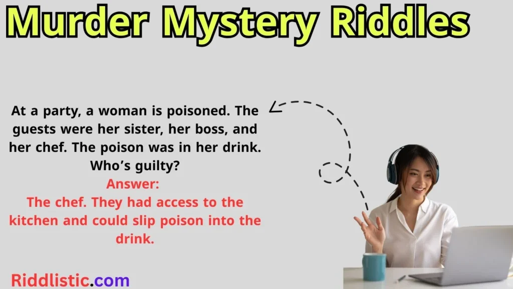 Murder Mystery Riddles