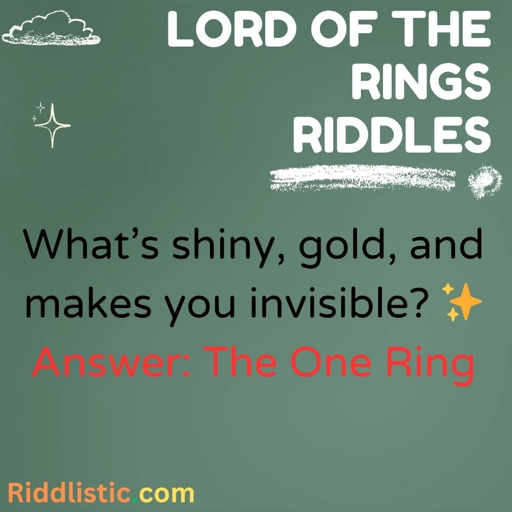 Ring of Power Riddles
