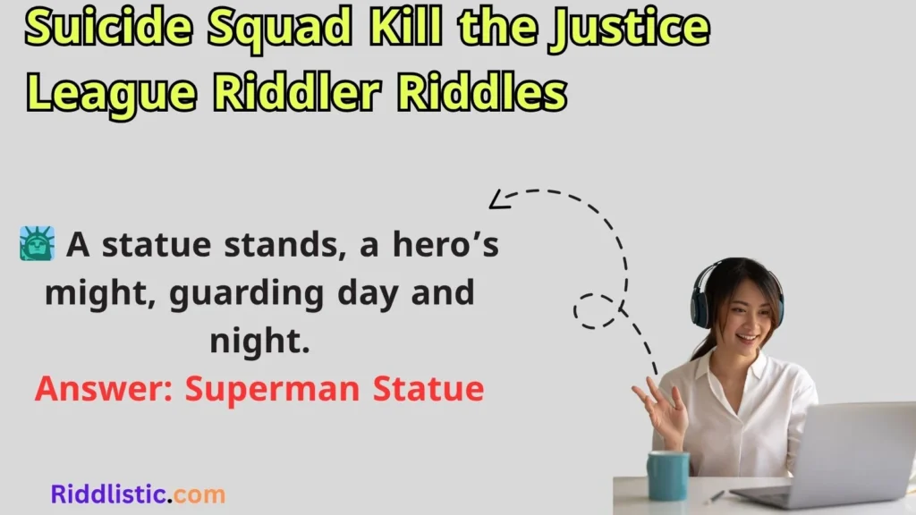 Suicide Squad Kill the Justice League Riddler Riddles