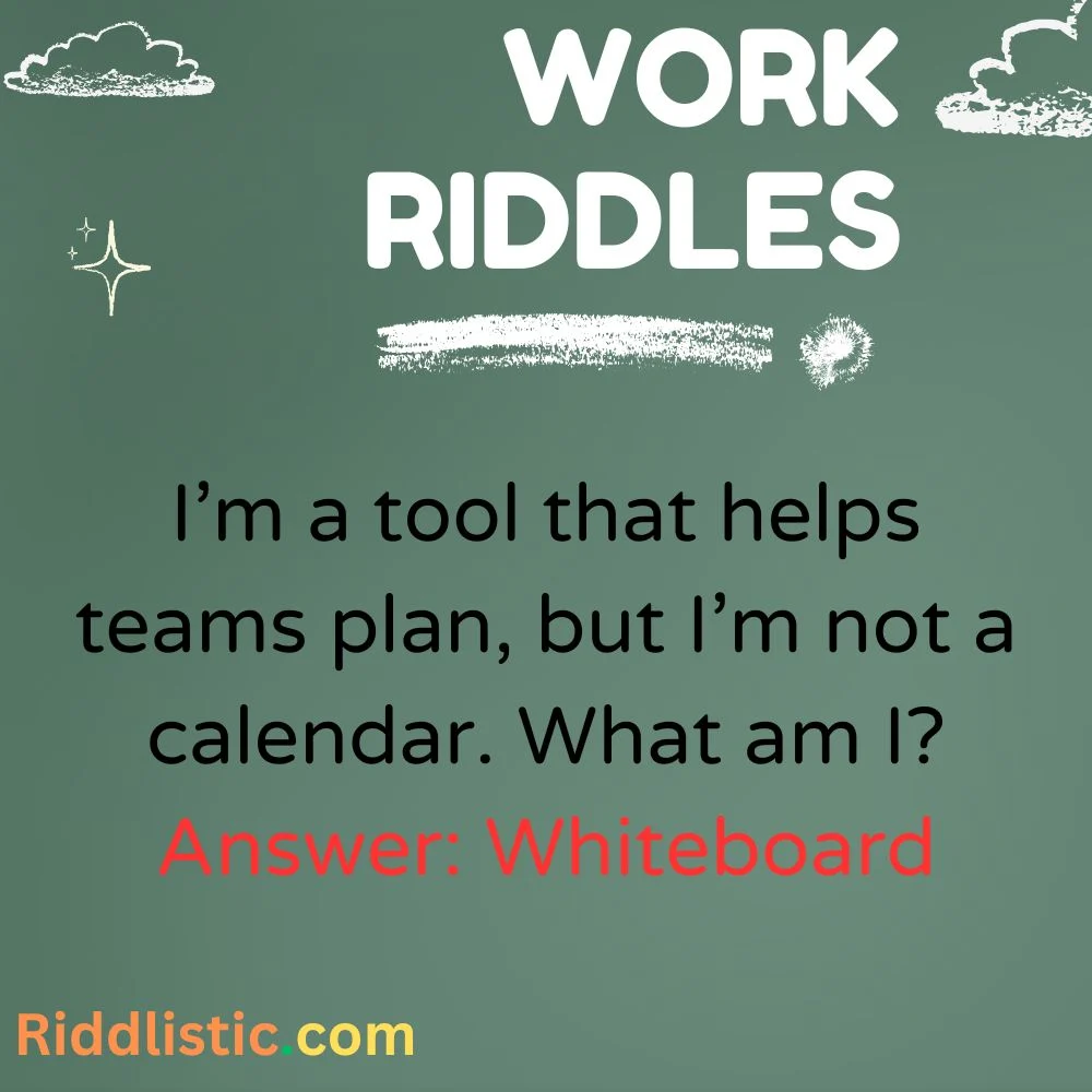 Teamwork Riddles