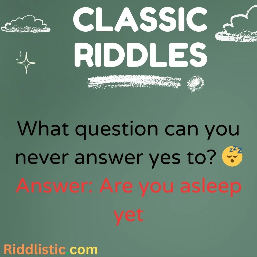 Tricky Classic Riddles