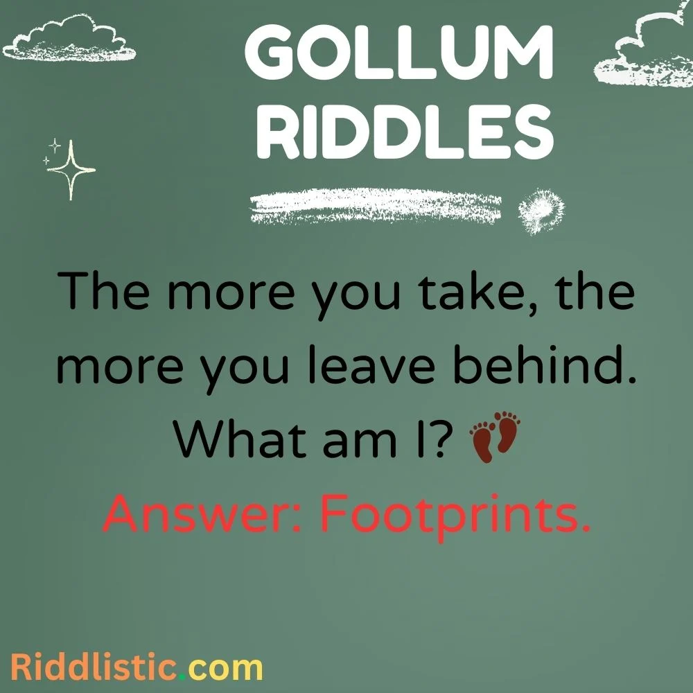 Tricky Gollum Riddles