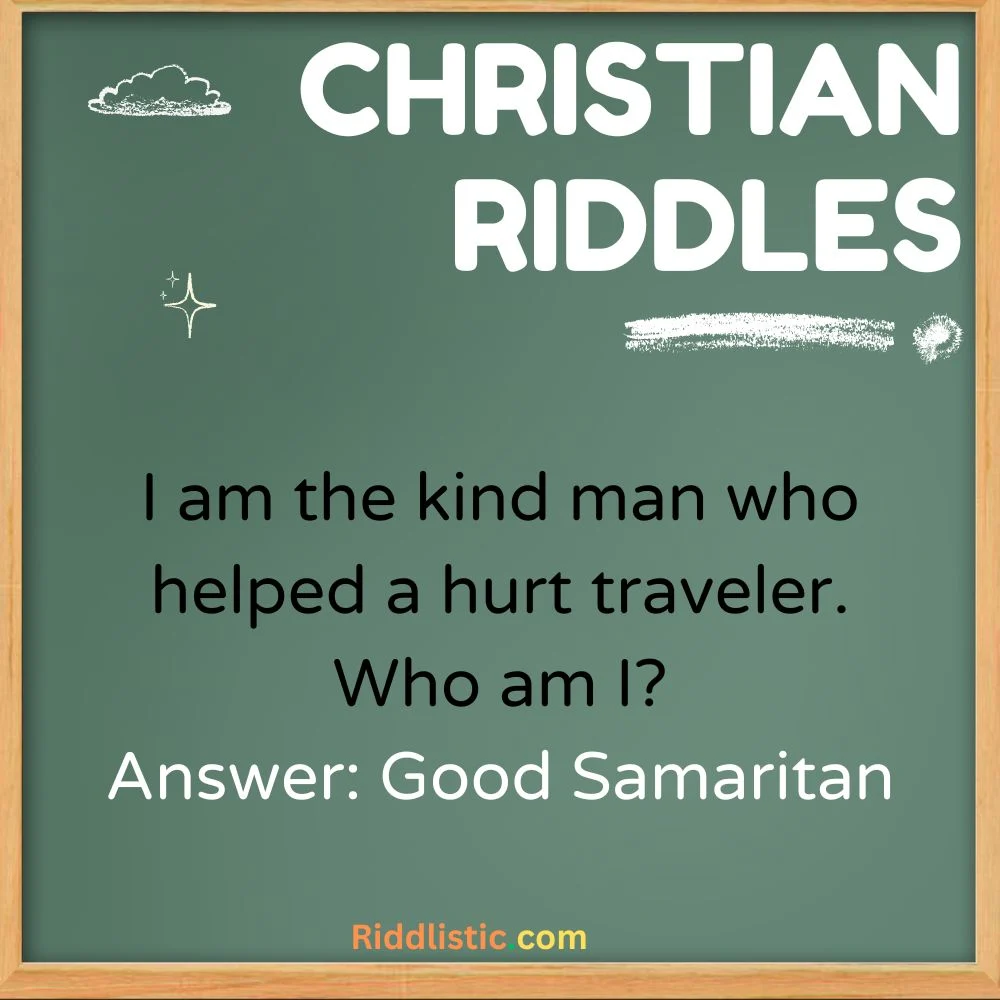 Jesus and His Teachings Riddles