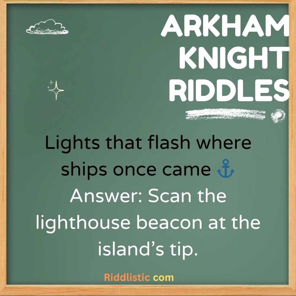Riddles in Bleake Island