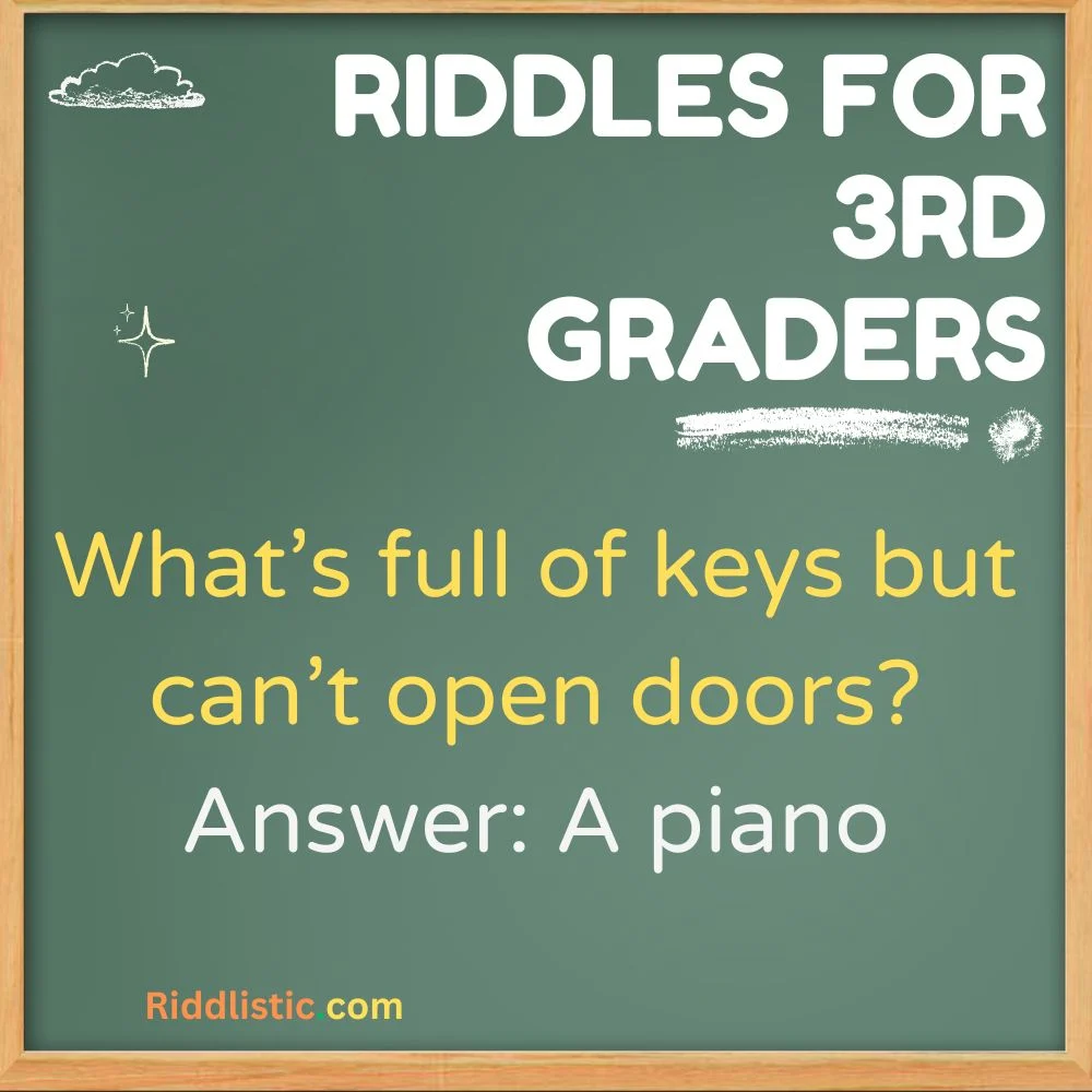 Fun Riddles for 3rd Graders
