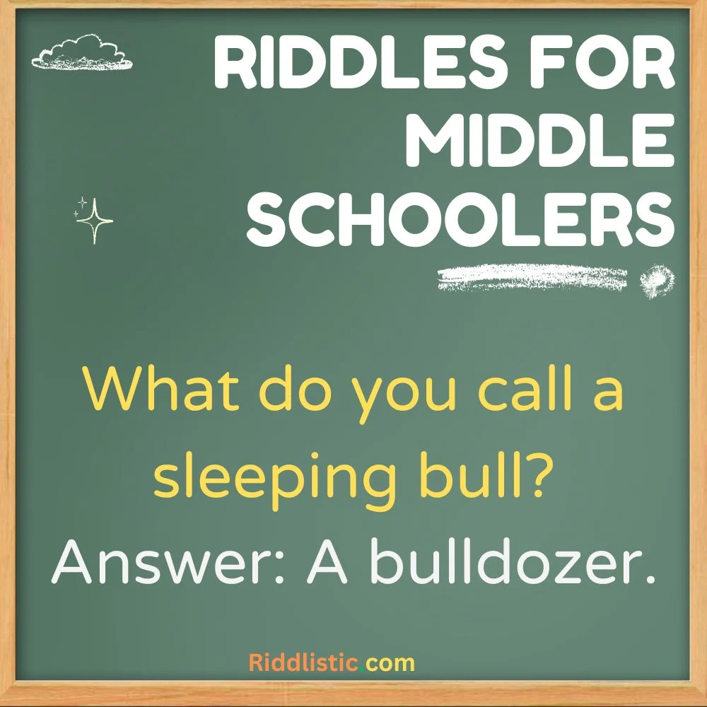 Funny Riddles for Middle Schoolers
