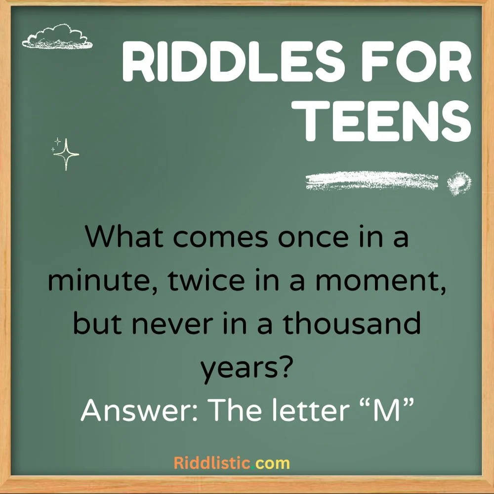 Hard Riddles for Teens