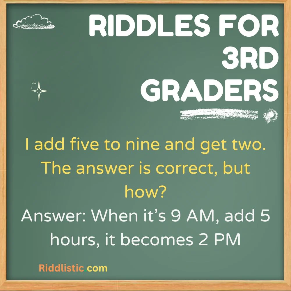 Math Riddles for 3rd Graders