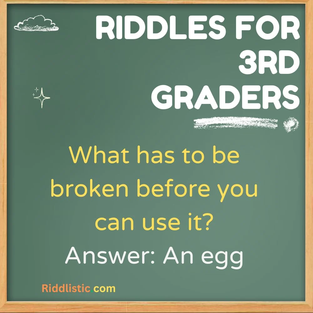 Riddles for 3rd Graders with Answers