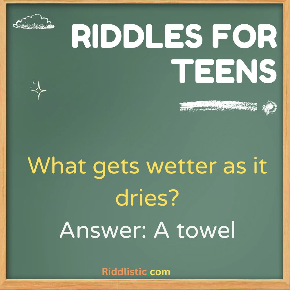 Riddles for Teens with Answers