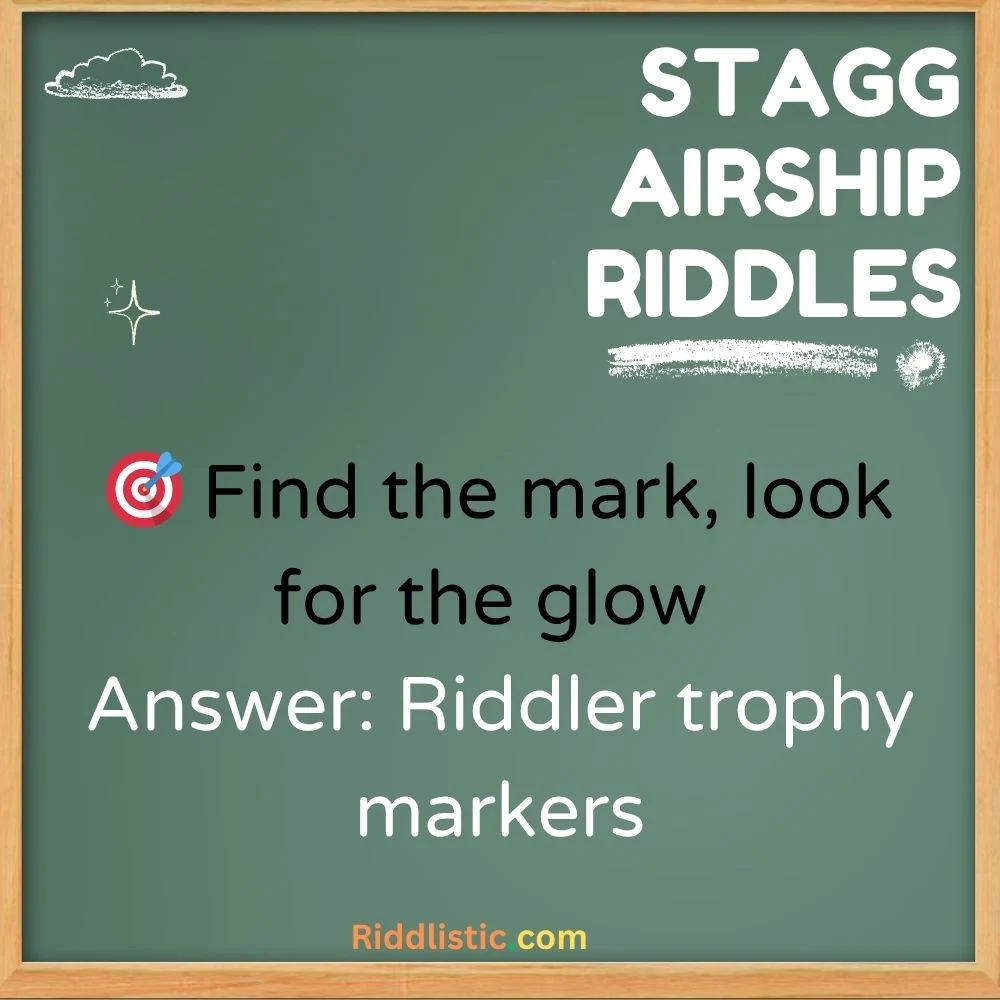 Stagg Airship Riddles Map
