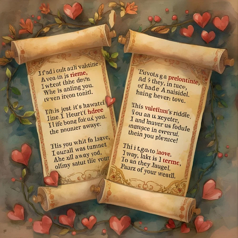 Rhyming Valentine’s Riddles
